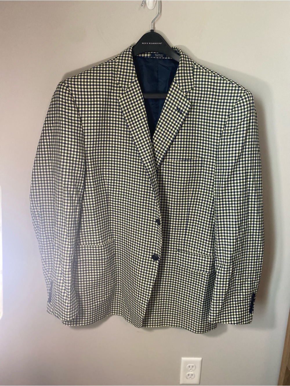 Saddlebred Black and White Gingham Sport Coat